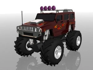 hummer monster 3D Model