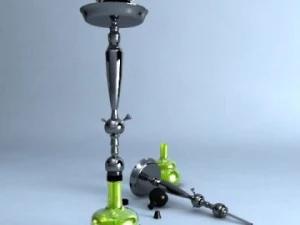 narghil&egrave; shisha Modello 3D