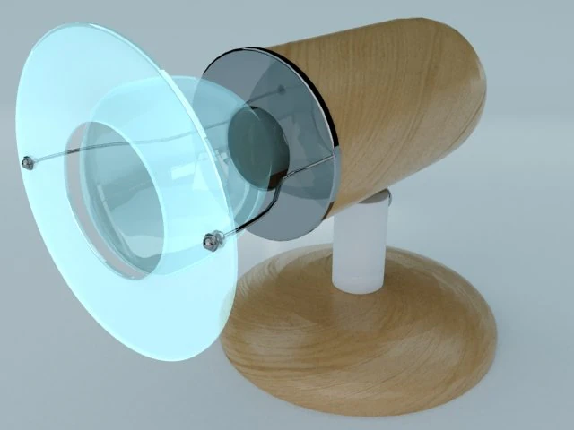 ウォールランプ 3Dモデル .c4d .max .obj .3ds .fbx .stl .blend 