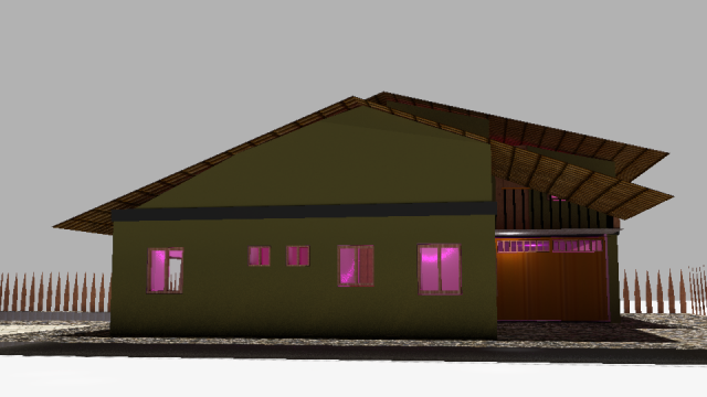 3 bedroom maisonette plus swimming pool 3D मॉडल .c4d .max .obj .3ds .fbx .stl .blend 