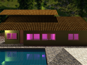 3 bedroom maisonette plus swimming pool 3D मॉडल