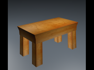 coffee table 3D मॉडल