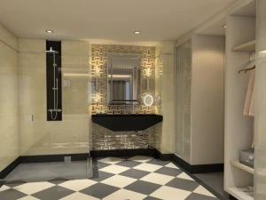 su&iacute;te quarto wc Modelo 3D