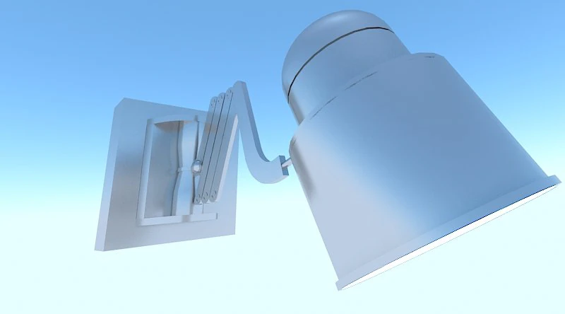 wall light 3D Model .c4d .max .obj .3ds .fbx .stl .blend 