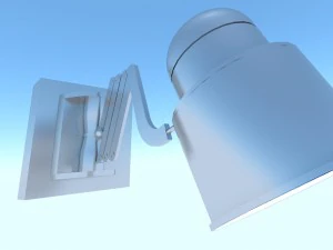 lampa ścienna Model 3D
