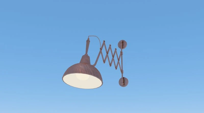 classic wall light 3D Model .c4d .max .obj .3ds .fbx .stl .blend 