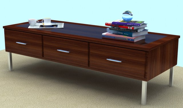 coffee table 3Dモデル .c4d .max .obj .3ds .fbx .stl .blend 