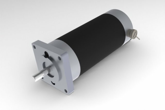 dc servo motor pl57s140 3Dモデル .c4d .max .obj .3ds .fbx .stl .blend 