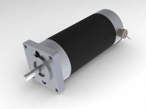 dc servo motor pl57s140 3D-Modell