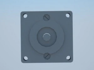 dc servo motor pl57s140 3D Model