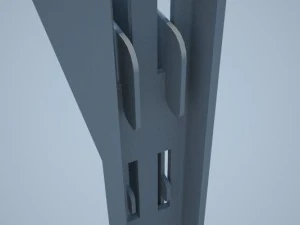 opvouwbare plankbeugel 3D Model