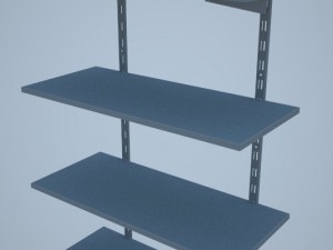 folding shelf bracket 3Dモデル