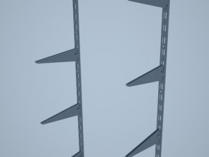 folding shelf bracket 3Dモデル