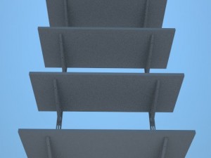 folding shelf bracket 3Dモデル