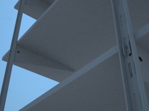 folding shelf bracket 3Dモデル