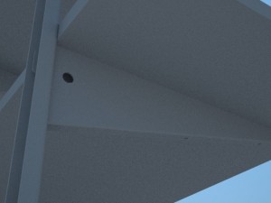 folding shelf bracket 3Dモデル