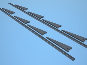folding shelf bracket 3Dモデル