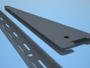 folding shelf bracket 3Dモデル
