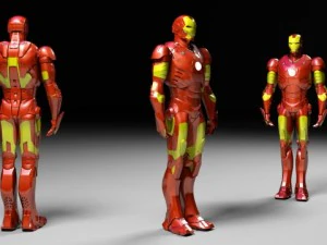 homem de ferro mark 3 terno Modelo 3D