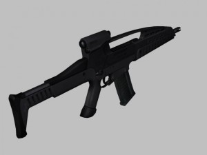 xm8 black 3D Model