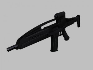 xm8 black 3D Model