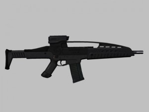 xm8 black 3D Model