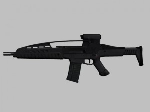 xm8 black 3D Model