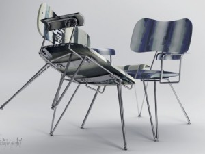 overdyedloungechair Modelo 3D