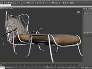 arpa lounge chair Model 3D