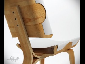 kurven chair 3D Model