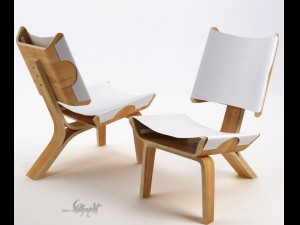 kurven chair 3D Model