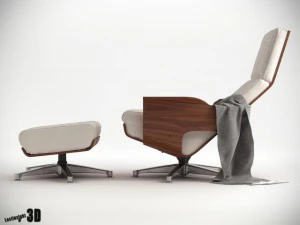 chaise cuatro lounge chair 3D Model