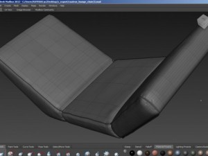 chaise cuatro lounge chair 3D 모델