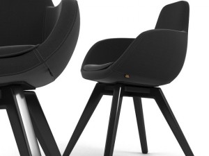 scoop chair Modèle 3D
