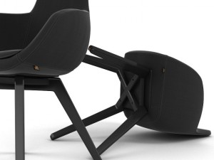 scoop chair 3D 模型