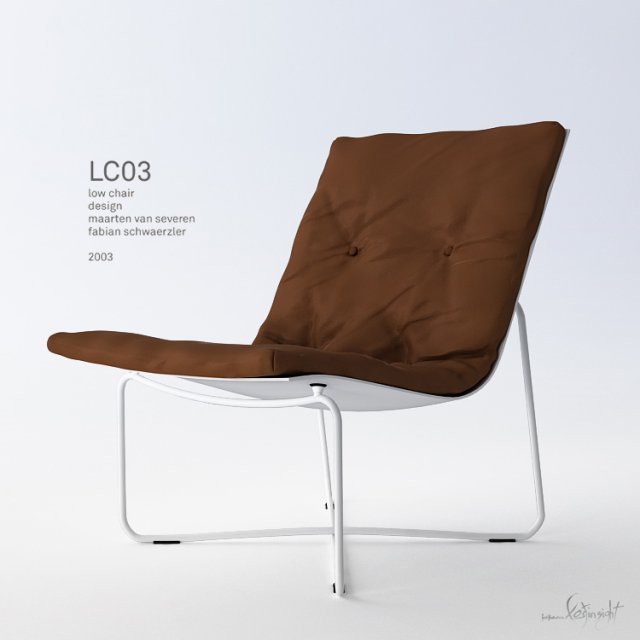 low chair 03 3D-Modell .c4d .max .obj .3ds .fbx .stl .blend 
