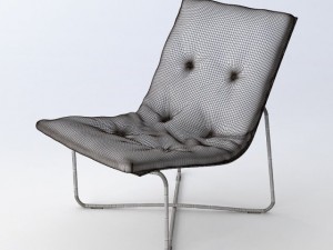 low chair 03 3D-Modell