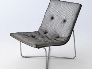 low chair 03 3D Model