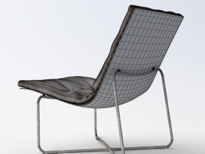 low chair 03 3D-Modell