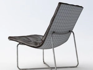 low chair 03 3D Model