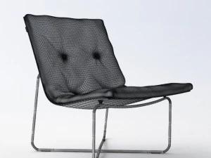 low chair 03 3D Model