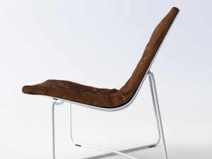 low chair 03 3D-Modell