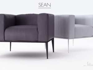 sean armchair Modèle 3D