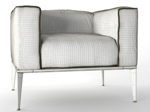 sean armchair 3Dモデル