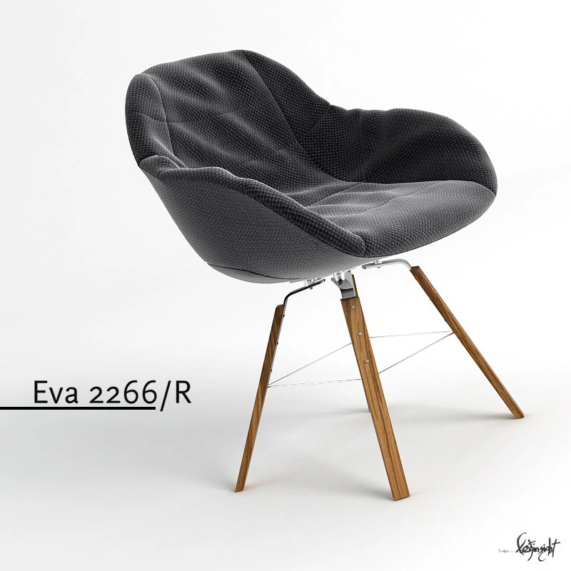 eva 2266r chair 3D Model .c4d .max .obj .3ds .fbx .stl .blend