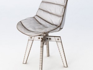 flow chair Model 3D