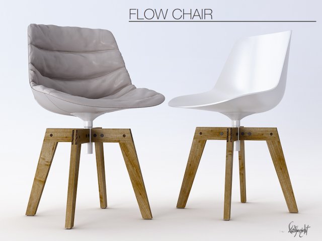 flow chair 2 3Dモデル .c4d .max .obj .3ds .fbx .stl .blend 