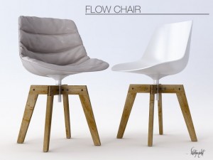 flow chair 2 Modèle 3D