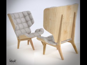 mammoth armcair 3Dモデル