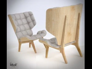 poltrona gigantesca Modelo 3D